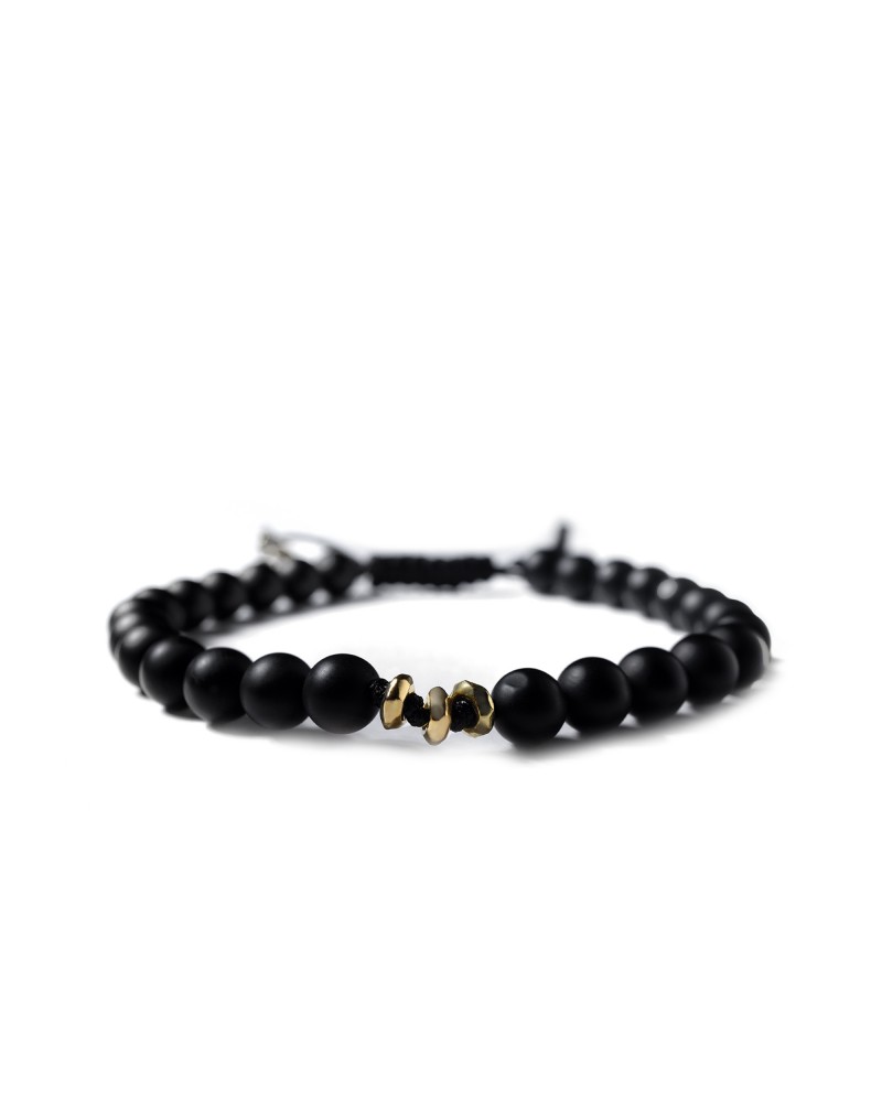 Black Agate Bracelet with Hamsa Charm – Jewelry Made by Me